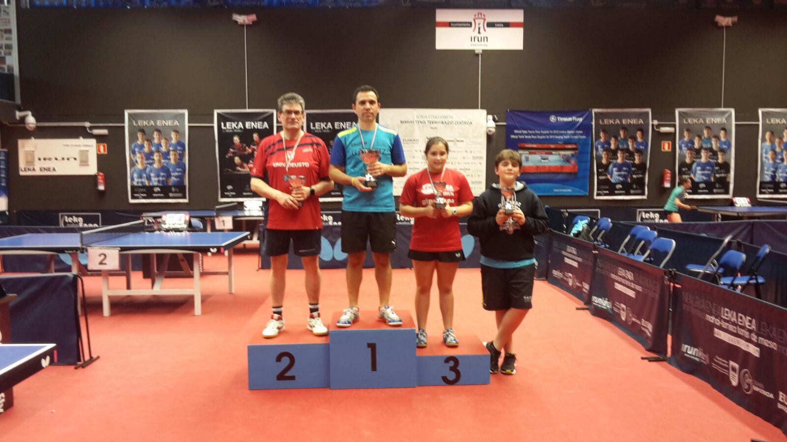 CAMPEONATO EUSKADI B » Federación Vasca de Tenis de Mesa